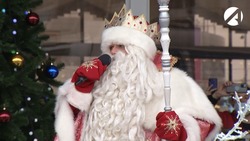 В Астрахань на поезде прибыл Дед Мороз