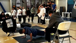 Астраханские школьники поборолись за значки ГТО на зимнем фестивале