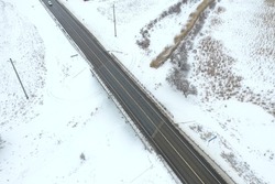 Федеральные трассы в Астраханской области очистили от снега
