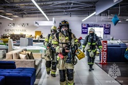 В Астрахани прошло первое в новом году пожарно-тактическое учение