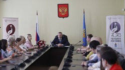 Глава региона представил сотрудникам минобрнауки Астраханской области нового министра