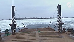 В Астраханской области приостановили работу паромной переправы «Маячное»