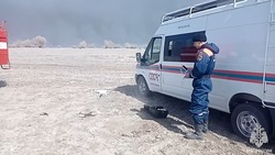 Сотрудники МЧС приступили к тушению пожаров в Астраханском заповеднике