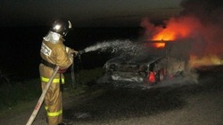 В Астрахани около набережной Волги сгорели пять электромобилей 