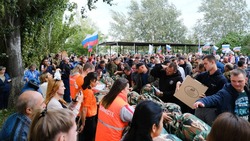 В Астрахани проводили мобилизованных в именной батальон морской пехоты 