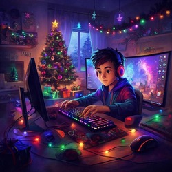 Уровень «Новогодний»: «Ростелеком» и «Леста Игры» узнали, чем займутся геймеры на праздниках