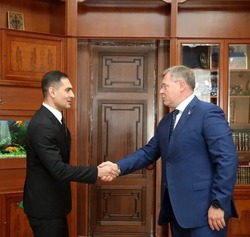 Игорь Бабушкин встретился с новым Консулом Туркменистана в Астрахани