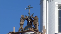 Купол астраханской церкви увенчали необычным крестом