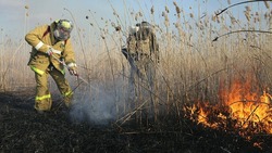 В Астраханской области загорелся трансформатор