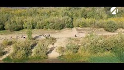 Астраханцы устроили патриотический забег на Городском острове