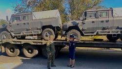 Астраханские приставы отправили в зону СВО бронированные автомобили