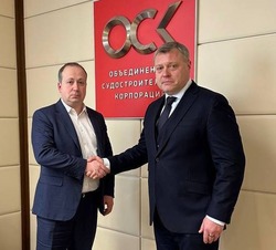 Астраханский губернатор встретился с гендиректором Объединенной судостроительной корпорации