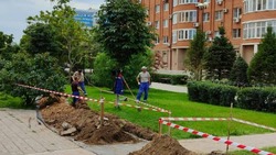 В Астрахани меняют кабельные линии сети наружного освещения