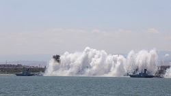 Малые артиллерийские корабли «Махачкала» и «Астрахань» отразили удары средств воздушного нападения