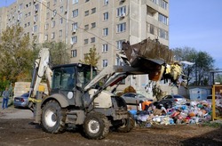 С начала года в Астрахани убрали 4500 нелегальных свалок