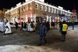 Росгвардейцы обеспечили безопасность астраханцев на Крещение