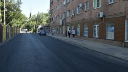 Астраханские дорожники завершили основные строительные работы на улице Ляхова