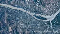 Новое фото Астрахани из космоса