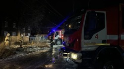 Ночью в Советском районе Астрахани тушили крупный пожар