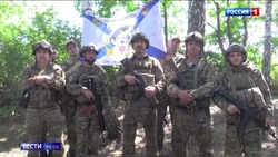 Астраханские морпехи укрепляют позиции на сумском направлении