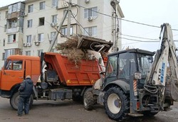 За год с улиц Астрахани убрали около 18 тысяч тонн мусора