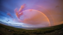 Астраханцы любовались великолепным атмосферным явлением