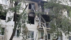 Несущие конструкции дома на Адмирала Нахимова после пожара не повреждены
