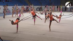 В Астраханской области проходят соревнования по художественной гимнастике 