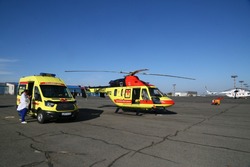 Астраханская санавиация помогает спасать юных пациентов