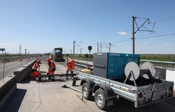 В Наримановском районе Астраханской области восстанавливают мост