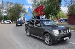 В Астрахани отметили 80-летие Победы автопробегом