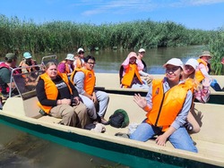 Будущие биологи из АГУ изучили природу Астраханского биосферного заповедника