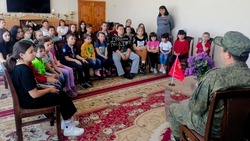 Астраханцы — участники СВО провели урок мужества