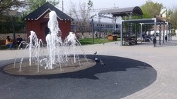 В астраханском парке Железнодорожников заработал фонтан