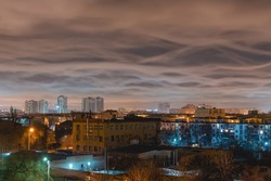 В Астрахани засняли необычные облака