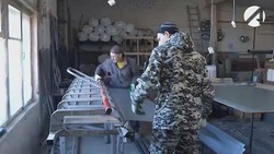 Астраханский предприниматель производит печи-буржуйки для Донбасса