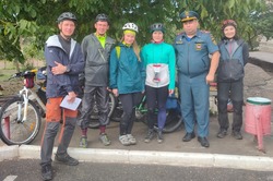 По Астраханской области путешествует Московский клуб велотуристов