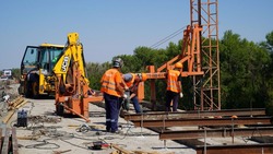 В Астраханской области идёт капремонт моста через реку Кигач