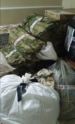 В астраханском кожвендиспансере собрали гуманитарную помощь для приграничья