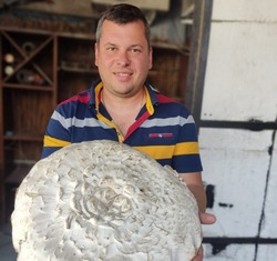 Астраханский рыбак нашёл гигантский гриб