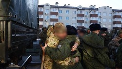 Пограничников из Астрахани проводили на охрану российско-украинской границы