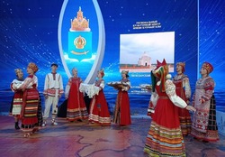 Астраханский ансамбль выступил на Всероссийском свадебном фестивале
