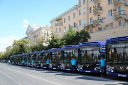 В Астраханскую область прибыли 20 новых автобусов