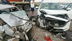 В Астраханской области произошло ДТП с участием трёх автомобилей