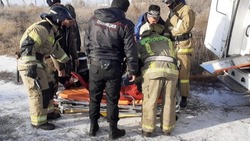 Астраханская пенсионерка провалилась под лёд