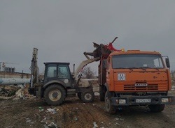 За новогодние праздники с улиц Астрахани вывезли около 300 тонн мусора