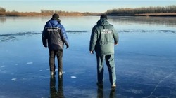 Астраханцев предупреждают об опасности выхода на лёд