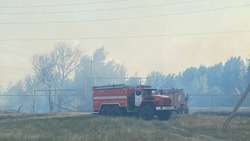 Астраханские пожарные тушили возгорание в Приволжском районе