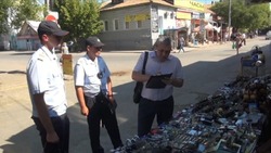 В Астрахани на рынке Большие Исады прошёл очередной рейд