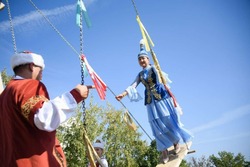 На Сабантуе в Астраханской области покажут старинный казахский свадебный обряд